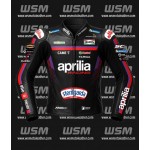 Jorge Martin Aprilia MotoGP 2026 Leather Jacket | Racing MotoGP Gear